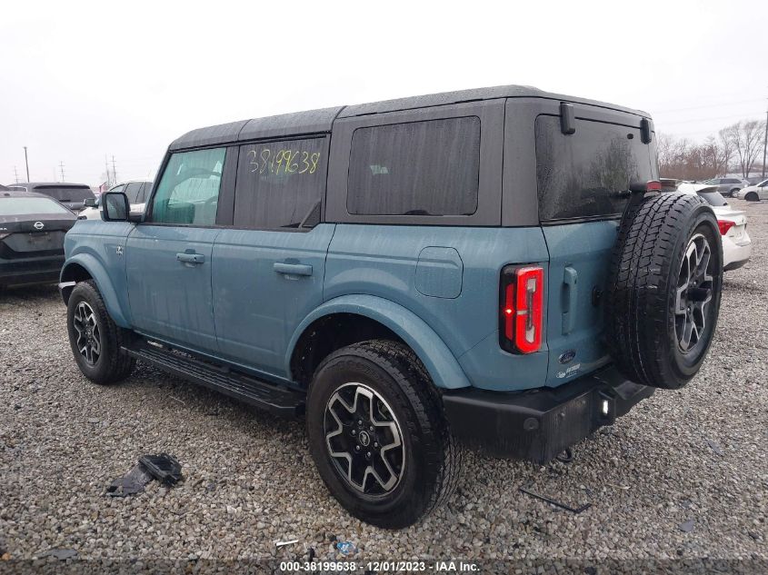 2022 FORD BRONCO BIG BEND/BLACK DIAMOND/OU - 1FMEE5BP9NLB52648