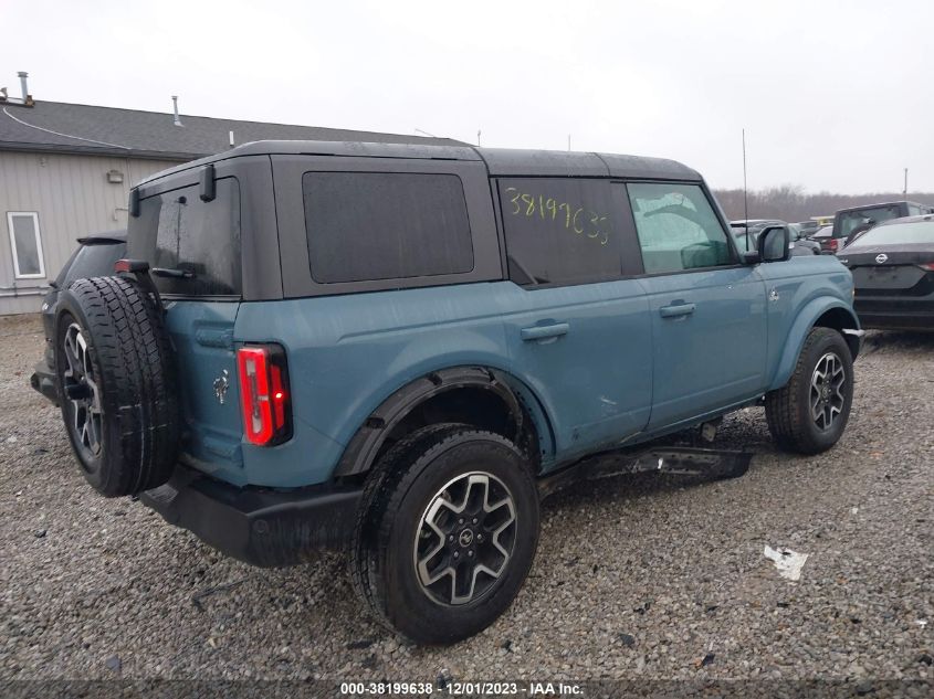 2022 FORD BRONCO BIG BEND/BLACK DIAMOND/OU - 1FMEE5BP9NLB52648