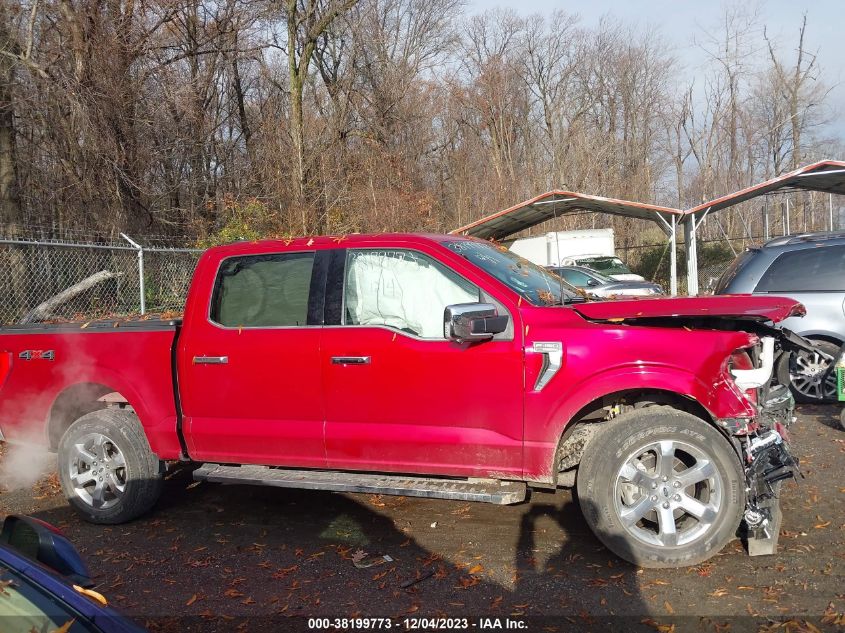 2021 FORD F-150 LARIAT - 1FTFW1E85MKE16147