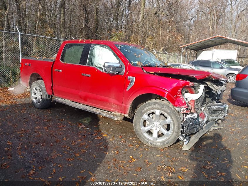 2021 FORD F-150 LARIAT - 1FTFW1E85MKE16147