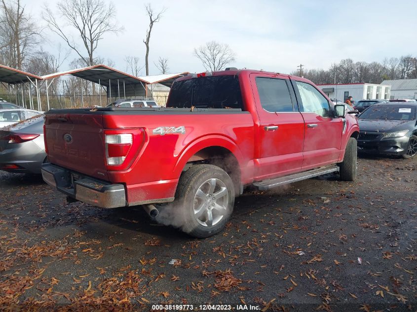 2021 FORD F-150 LARIAT - 1FTFW1E85MKE16147