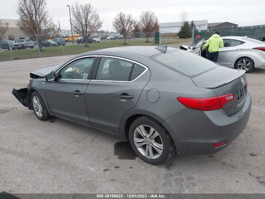 2013 ACURA ILX HYBRID 1.5L 19VDE3F76DE300740