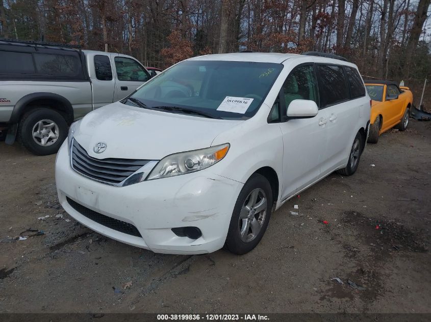 2014 TOYOTA SIENNA LE V6 8 PASSENGER - 5TDKK3DC1ES423604