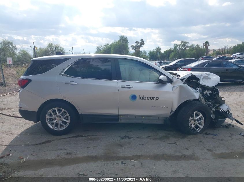 2022 CHEVROLET EQUINOX LT - 3GNAXJEV1NL224602
