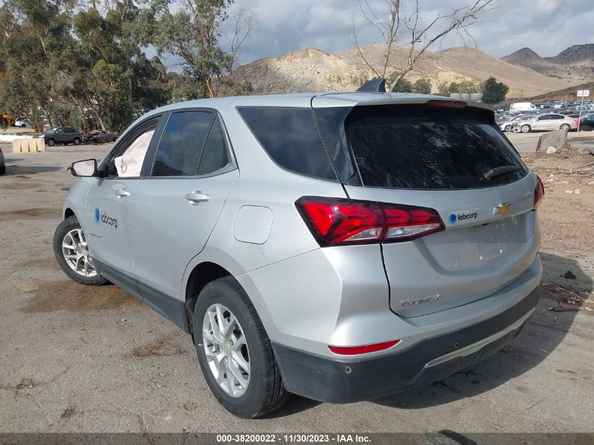 2022 CHEVROLET EQUINOX LT - 3GNAXJEV1NL224602