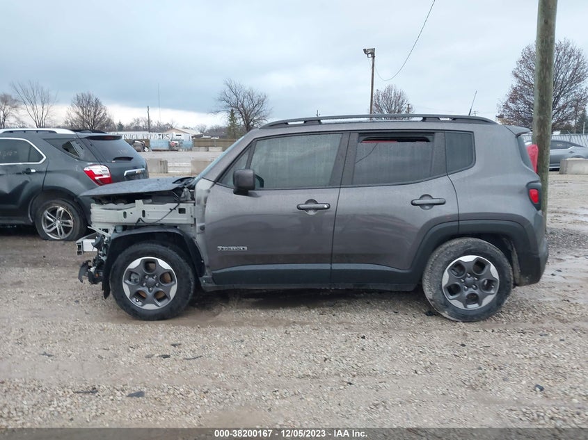 VIN ZACCJABHXJPH23966 2018 JEEP RENEGADE LATITUDE