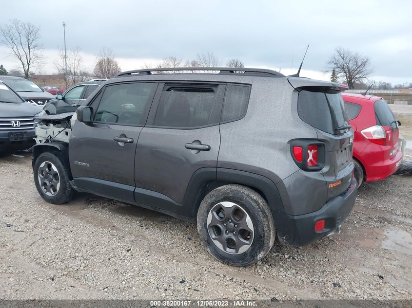 VIN ZACCJABHXJPH23966 2018 JEEP RENEGADE LATITUDE