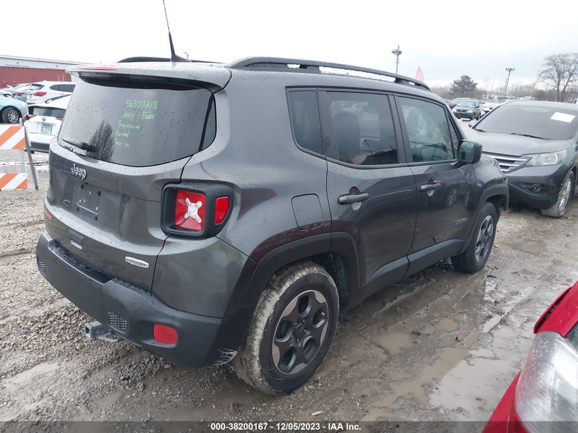 VIN ZACCJABHXJPH23966 2018 JEEP RENEGADE LATITUDE
