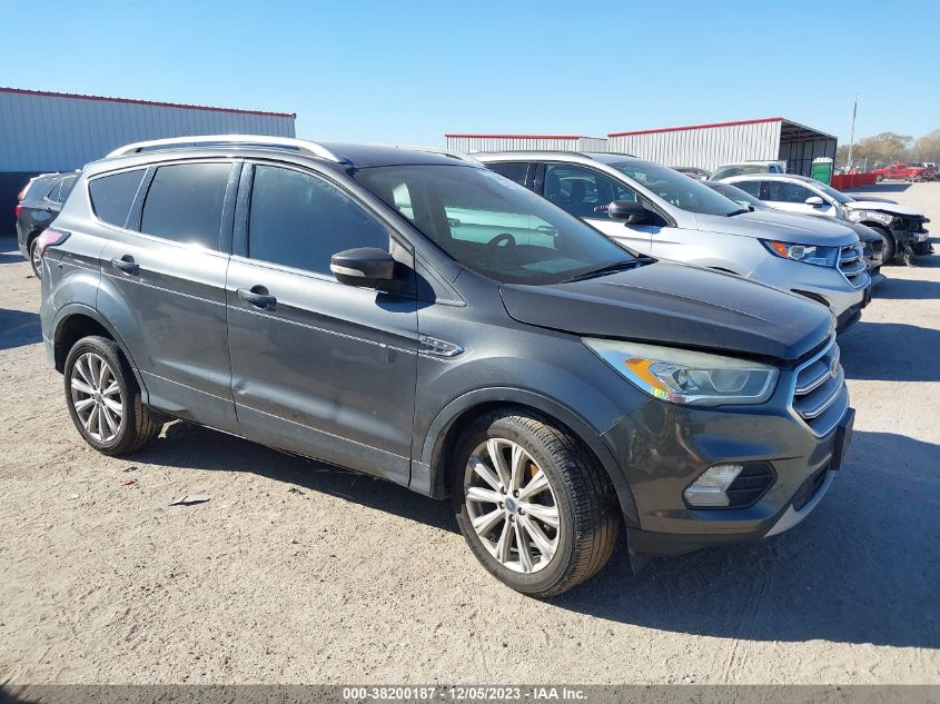 2017 FORD ESCAPE TITANIUM - 1FMCU0JD6HUC34078