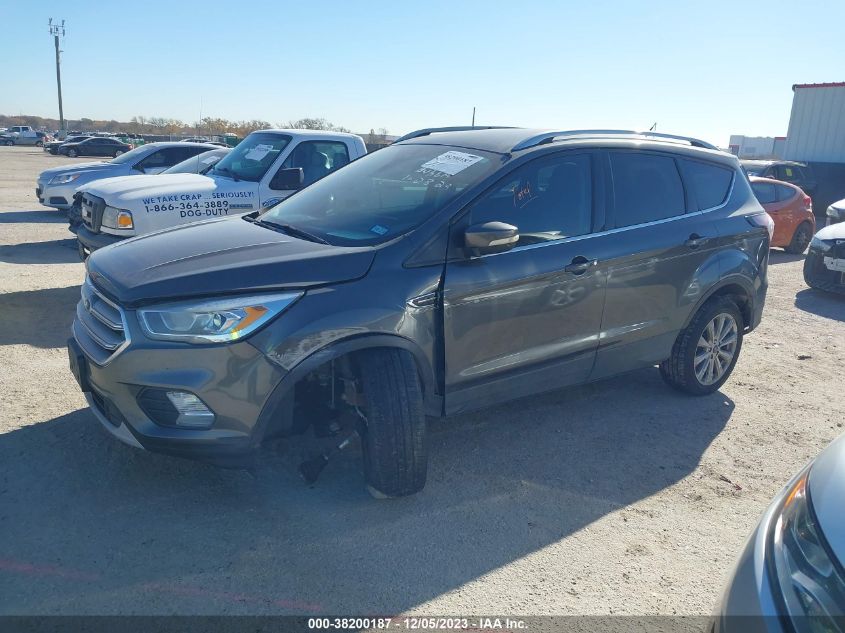 2017 FORD ESCAPE TITANIUM - 1FMCU0JD6HUC34078