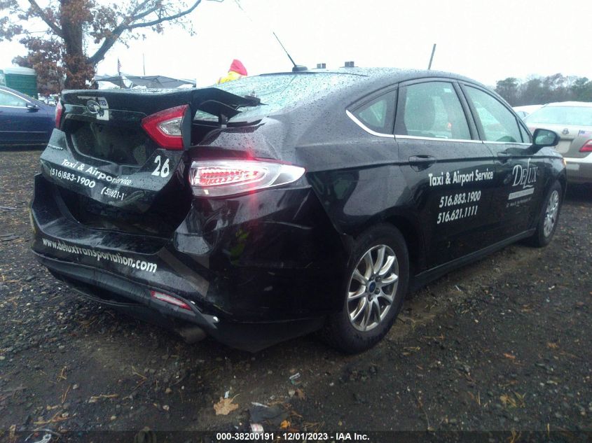 2016 FORD FUSION S - 3FA6P0G73GR276066