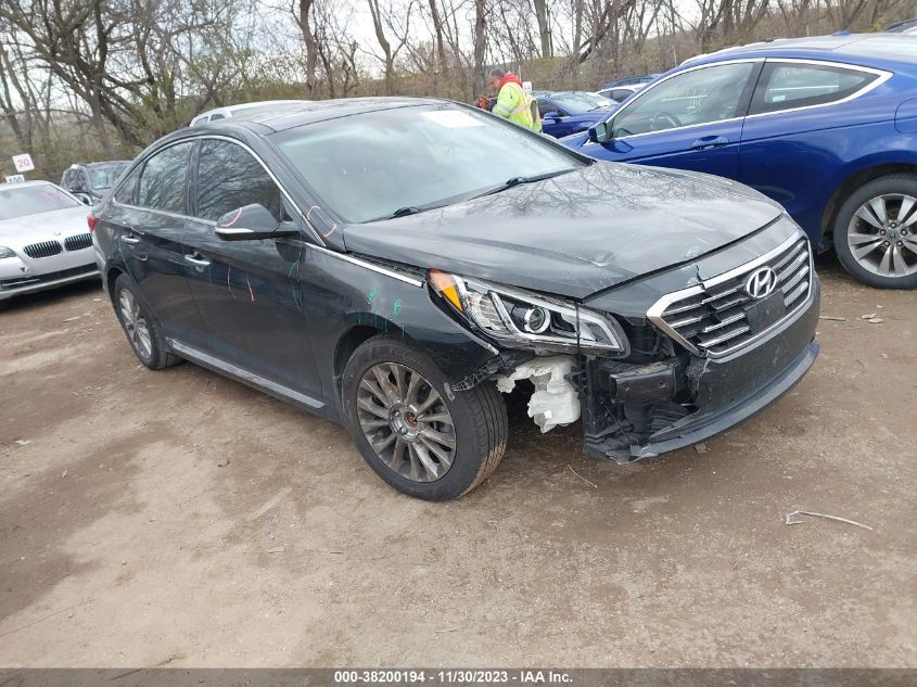 2015 HYUNDAI SONATA SPORT/LIMITED - 5NPE34AF0FH019554