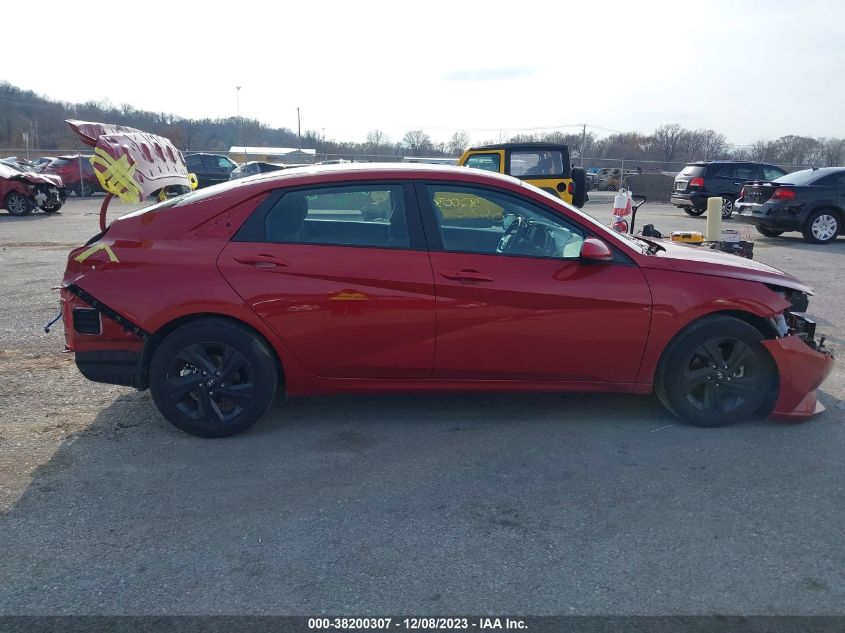 2023 HYUNDAI ELANTRA HYBRID BLUE - KMHLM4AJXPU043985
