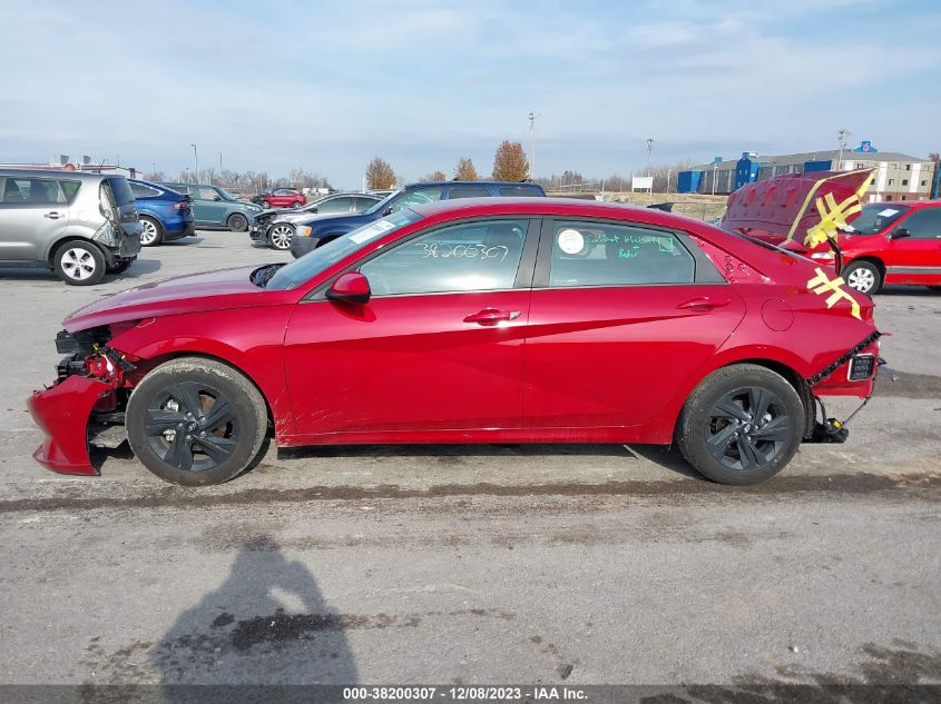 2023 HYUNDAI ELANTRA HYBRID BLUE - KMHLM4AJXPU043985