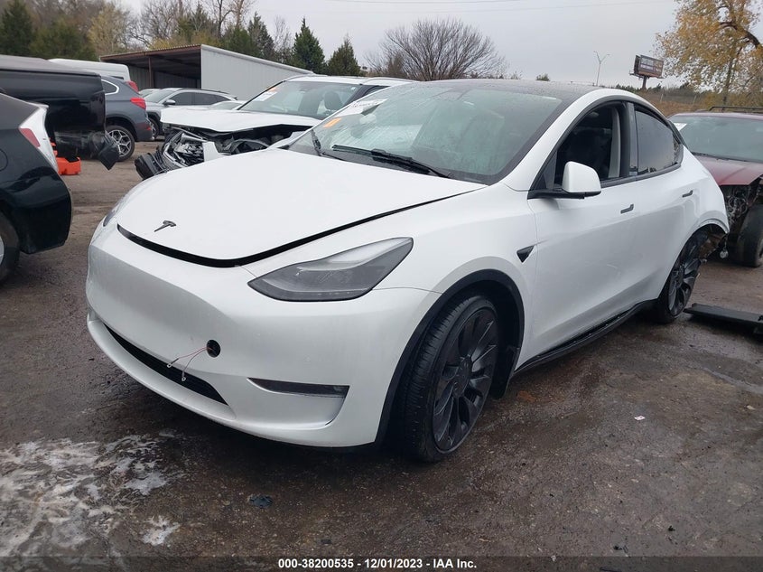 VIN 7SAYGDEF3NF398271 2022 TESLA MODEL Y