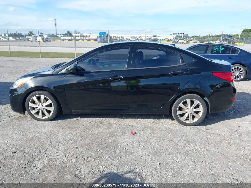 2014 HYUNDAI ACCENT GLS/SE - KMHCU4AEXEU608770