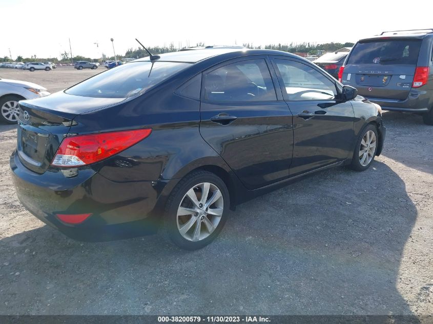 2014 HYUNDAI ACCENT GLS/SE - KMHCU4AEXEU608770