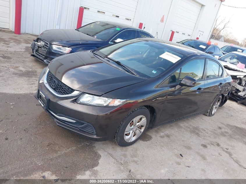 2013 HONDA CIVIC LX - 2HGFB2F51DH586357