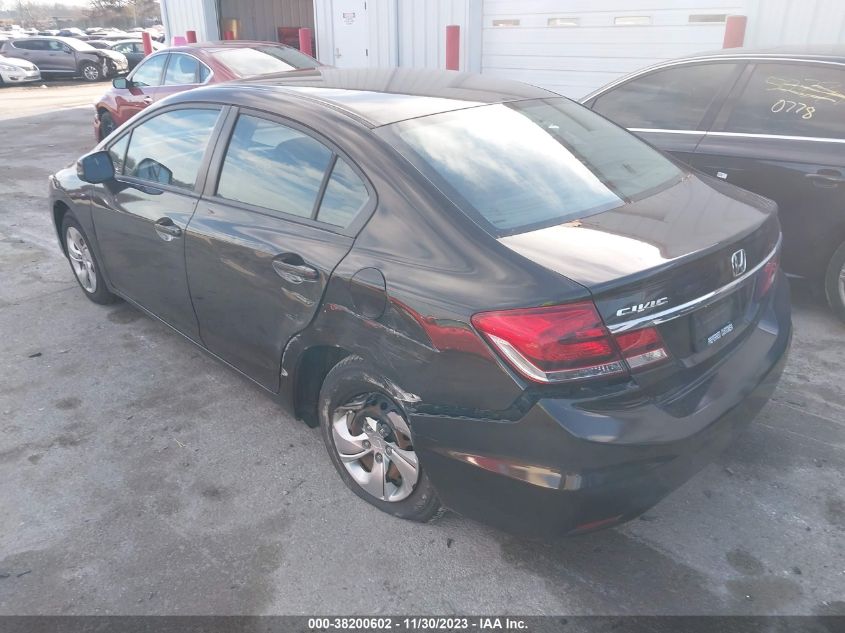 2013 HONDA CIVIC LX - 2HGFB2F51DH586357