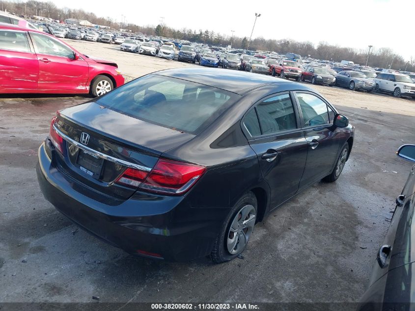 2013 HONDA CIVIC LX - 2HGFB2F51DH586357
