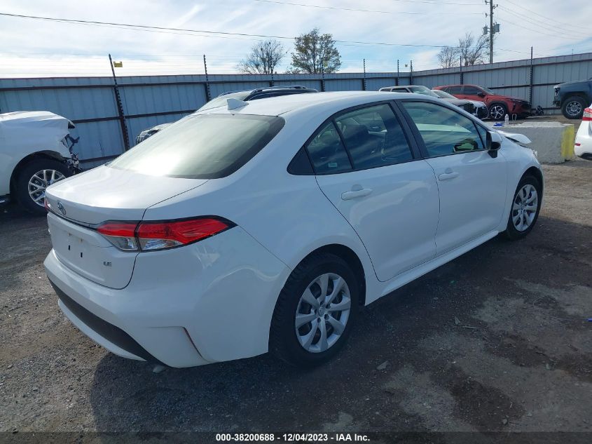 2020 TOYOTA COROLLA LE - JTDEPRAE7LJ024584