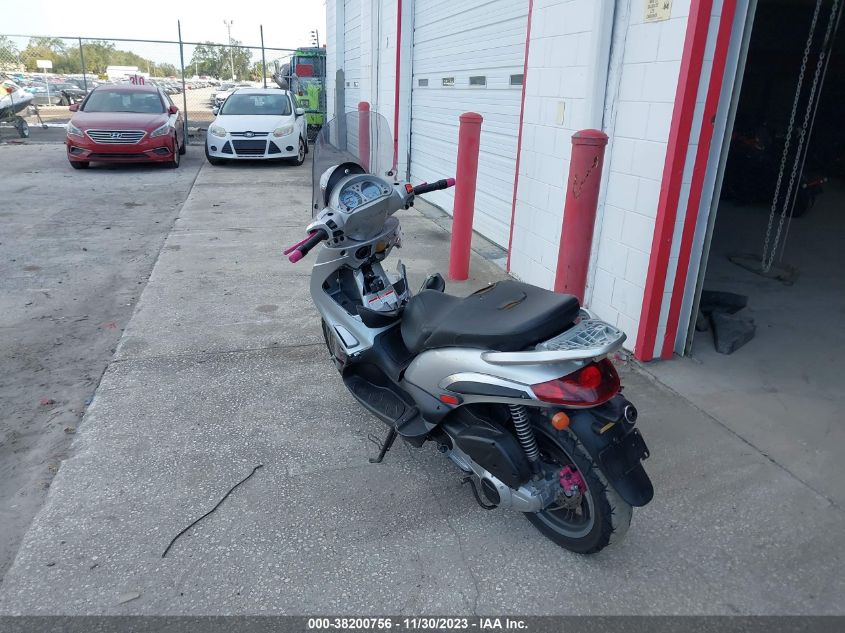 2009 PIAGGIO BV 250 ZAPM289M995301266