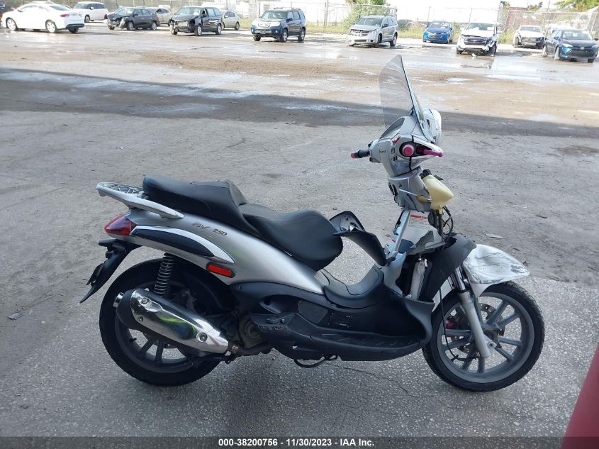 2009 PIAGGIO BV 250 ZAPM289M995301266