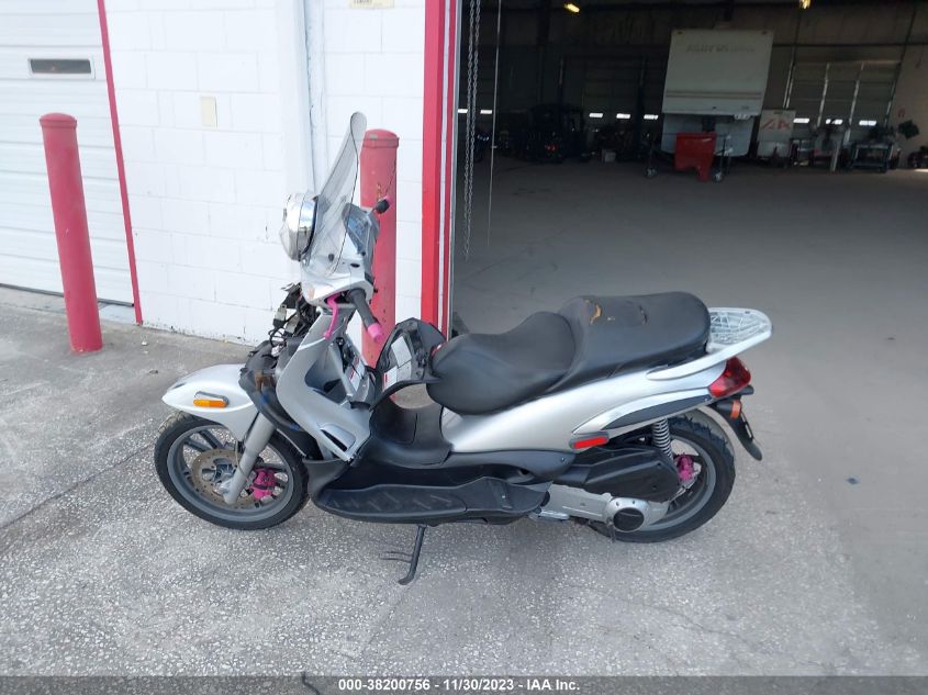2009 PIAGGIO BV 250 ZAPM289M995301266