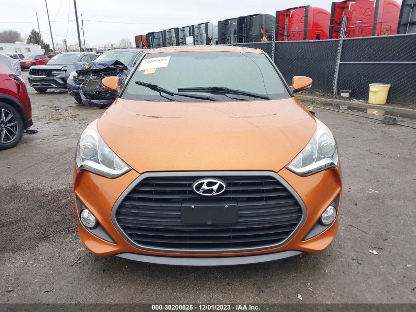 2016 HYUNDAI VELOSTER TURBO - KMHTC6AE5GU249426