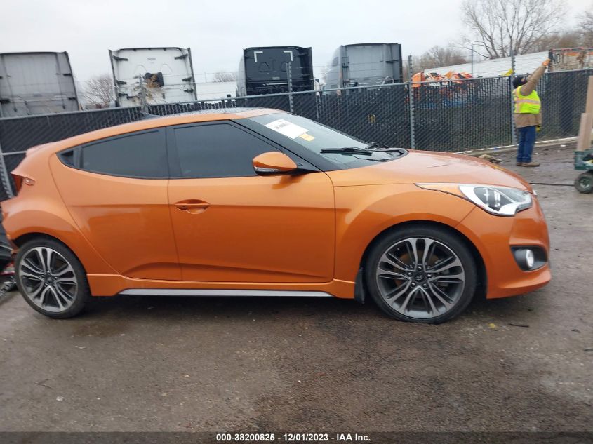 2016 HYUNDAI VELOSTER TURBO - KMHTC6AE5GU249426