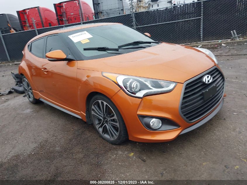 2016 HYUNDAI VELOSTER TURBO - KMHTC6AE5GU249426