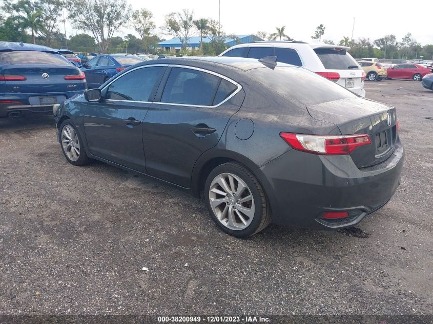 2016 ACURA ILX PREMIUM/TECHNOLOGY - 19UDE2F75GA012914