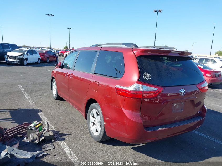 2015 TOYOTA SIENNA LE 8 PASSENGER - 5TDKK3DC1FS677170