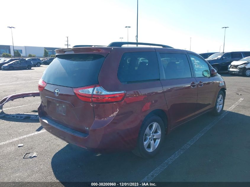 2015 TOYOTA SIENNA LE 8 PASSENGER - 5TDKK3DC1FS677170