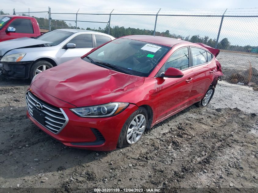 2017 HYUNDAI ELANTRA SE - 5NPD74LF0HH144862