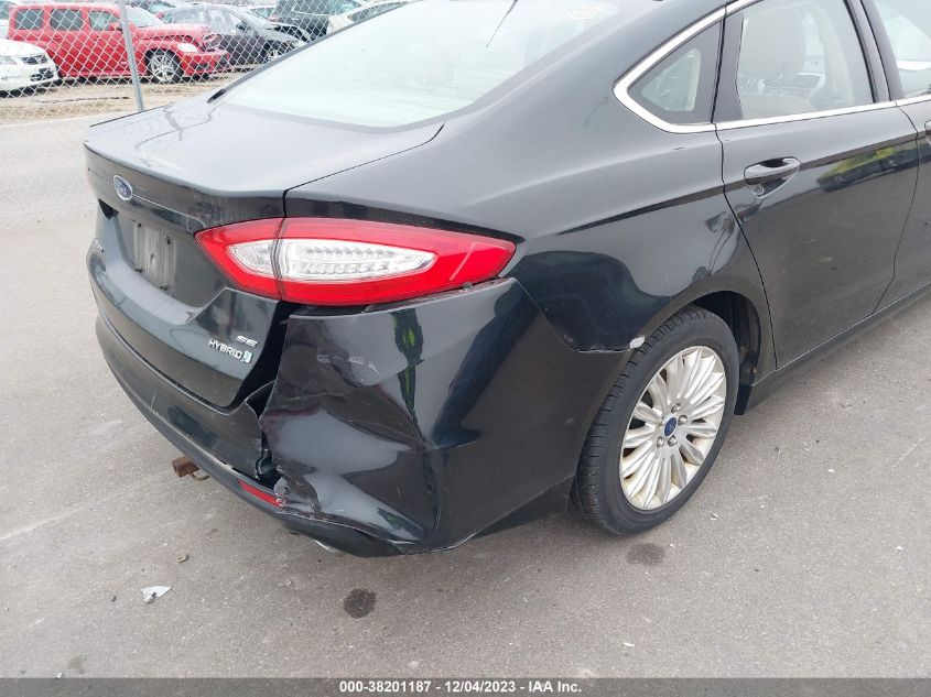 2013 FORD FUSION HYBRID SE - 3FA6P0LU4DR208804