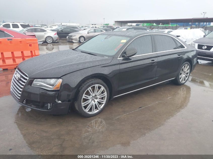 2014 AUDI A8 L 4.0T WAUR2AFD0EN008169