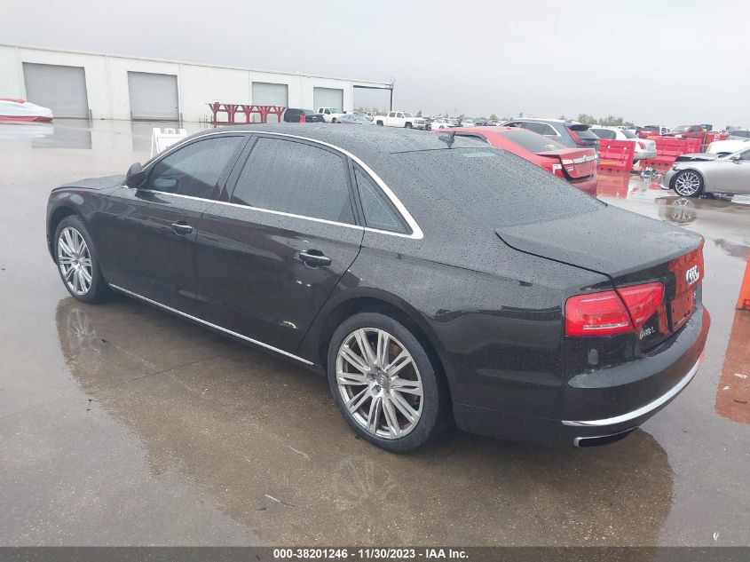 2014 AUDI A8 L 4.0T WAUR2AFD0EN008169