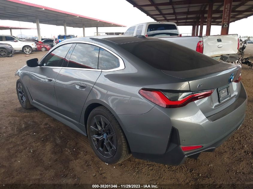 2022 BMW I4 EDRIVE40 WBY73AW0XNFN10801