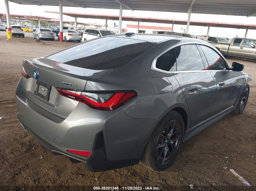 2022 BMW I4 EDRIVE40 WBY73AW0XNFN10801