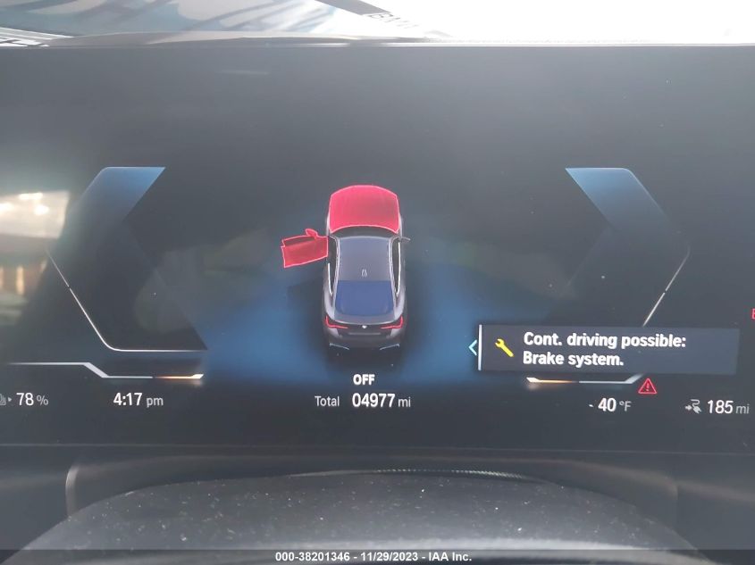 2022 BMW I4 EDRIVE40 WBY73AW0XNFN10801