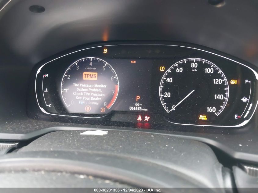 2020 HONDA ACCORD SPORT - 1HGCV1F37LA094397