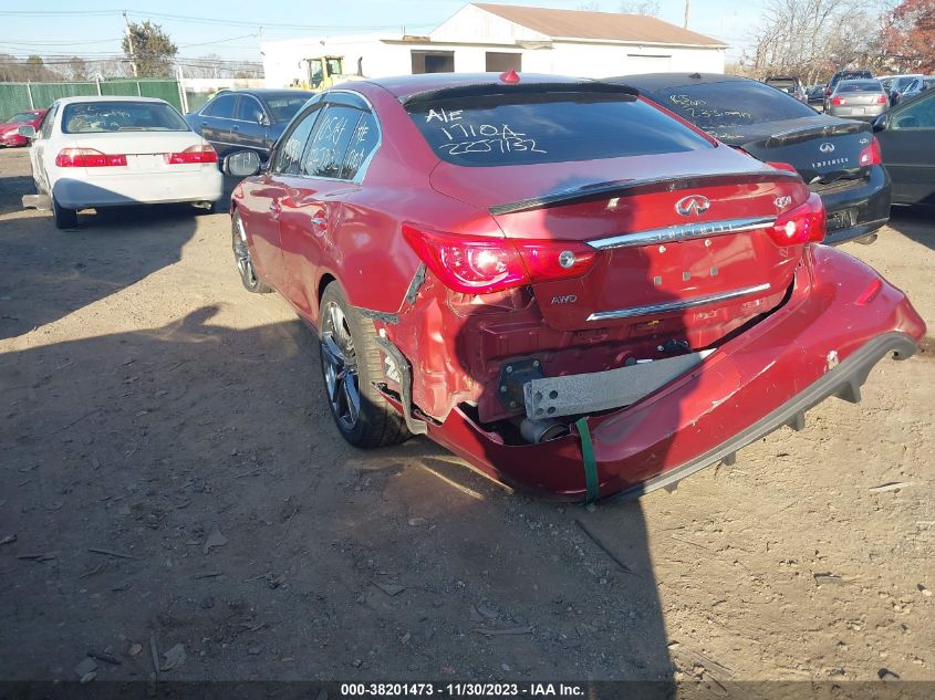 2015 INFINITI Q50 PREMIUM/SPORT - JN1BV7AR6FM416316