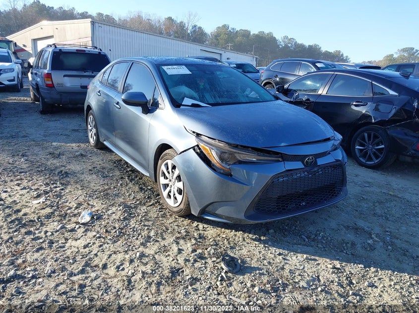 VIN 5YFEPMAEXMP184054 2021 TOYOTA COROLLA LE