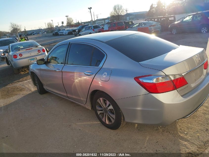 2013 HONDA ACCORD LX - 1HGCR2F37DA087252