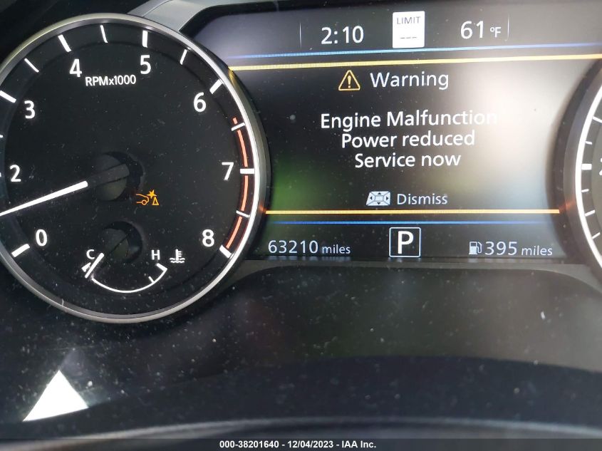 2019 NISSAN ALTIMA SL - 1N4BL4EV3KC109331