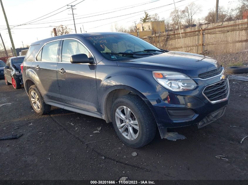 2017 CHEVROLET EQUINOX LS - 2GNALBEK7H1585801