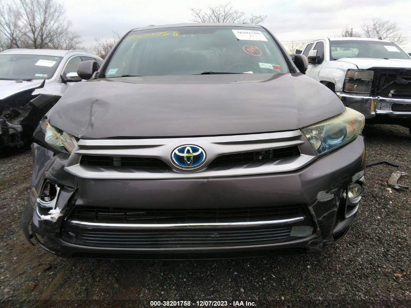 2013 TOYOTA HIGHLANDER HYBRID LIMITED V6 - JTEDC3EH7D2018588