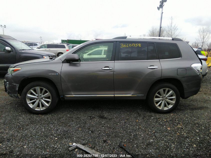 2013 TOYOTA HIGHLANDER HYBRID LIMITED V6 - JTEDC3EH7D2018588