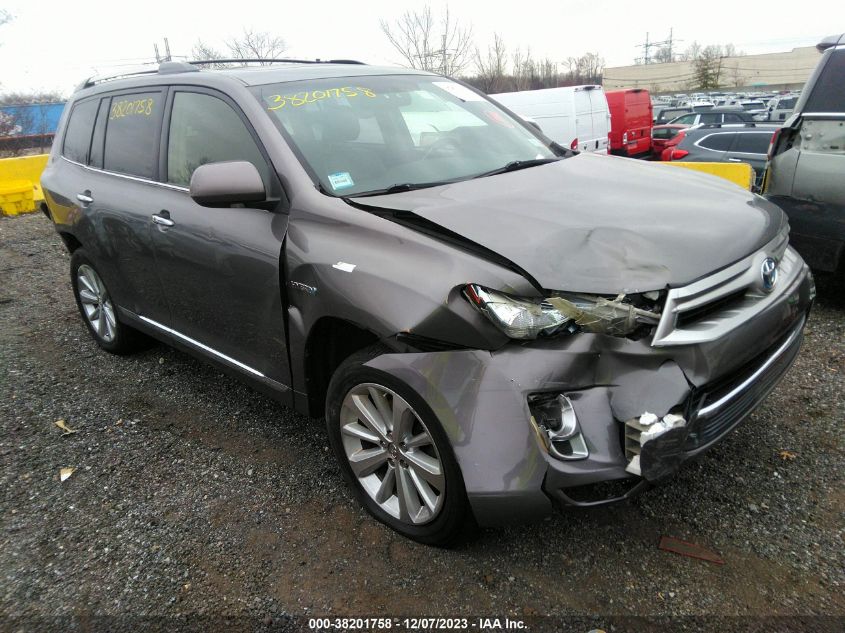 2013 TOYOTA HIGHLANDER HYBRID LIMITED V6 - JTEDC3EH7D2018588